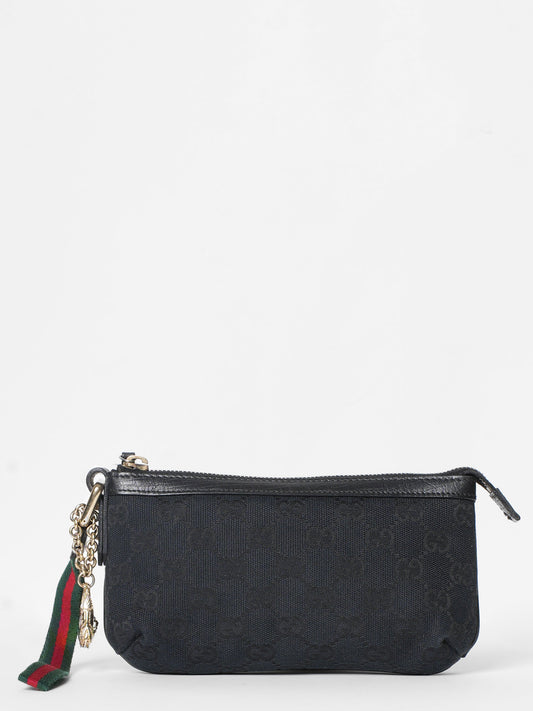 Gucci Lou Chain Canvas Crossbody