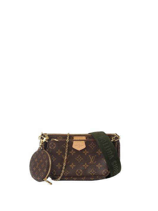 Louis Vuitton Khaki Multi Pochette Accessorises