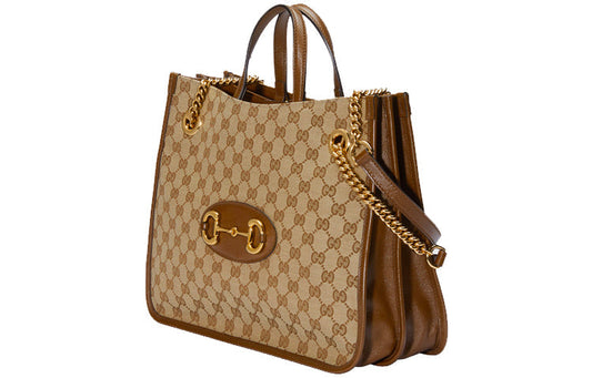 Gucci Chain Canvas Tote