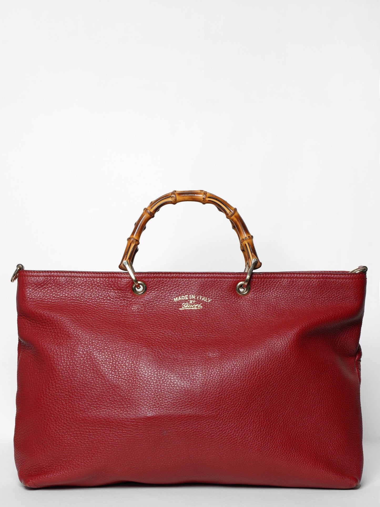 Gucci Lou Leather Canvas Tote