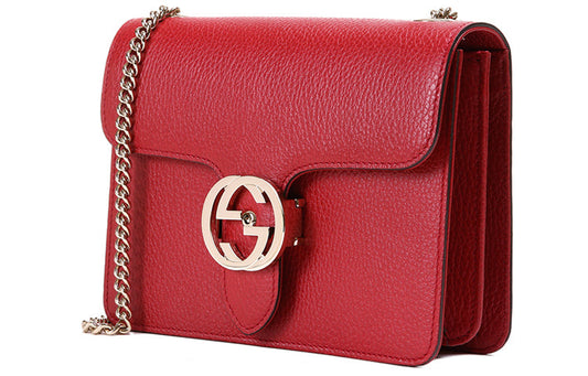 Gucci Chain Leather Crossbody