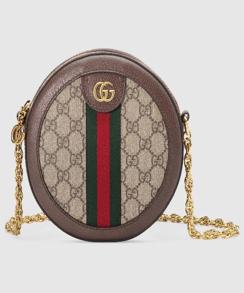 Gucci Monogram Chain Leather Crossbody