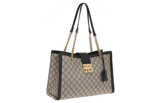 Gucci Chain Canvas Tote