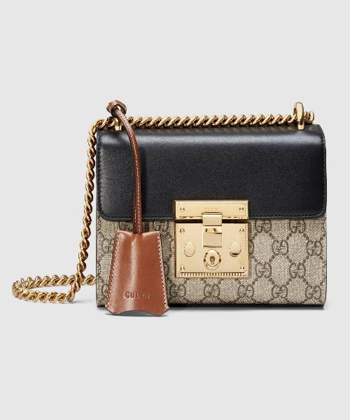 Gucci Monogram Chain Leather Crossbody