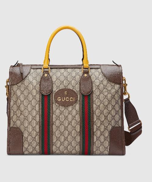 Gucci Monogram Nylon Leather Crossbody
