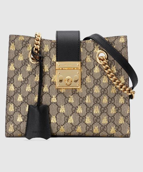 Gucci Monogram Chain Leather Crossbody