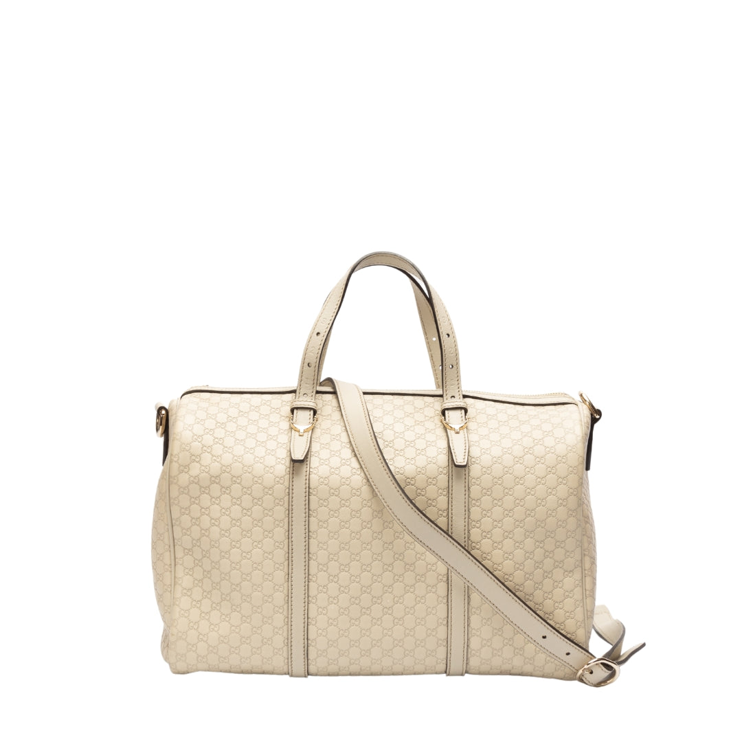 Gucci Monogram Leather Handbag