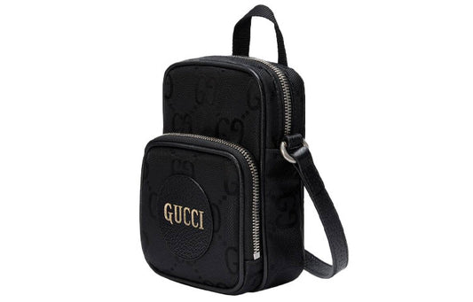 Gucci Nylon Leather Mini Shoulder Bag
