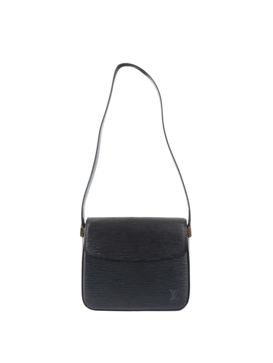 Louis Vuitton Black Bucci Epi Leather Shoulder Bag
