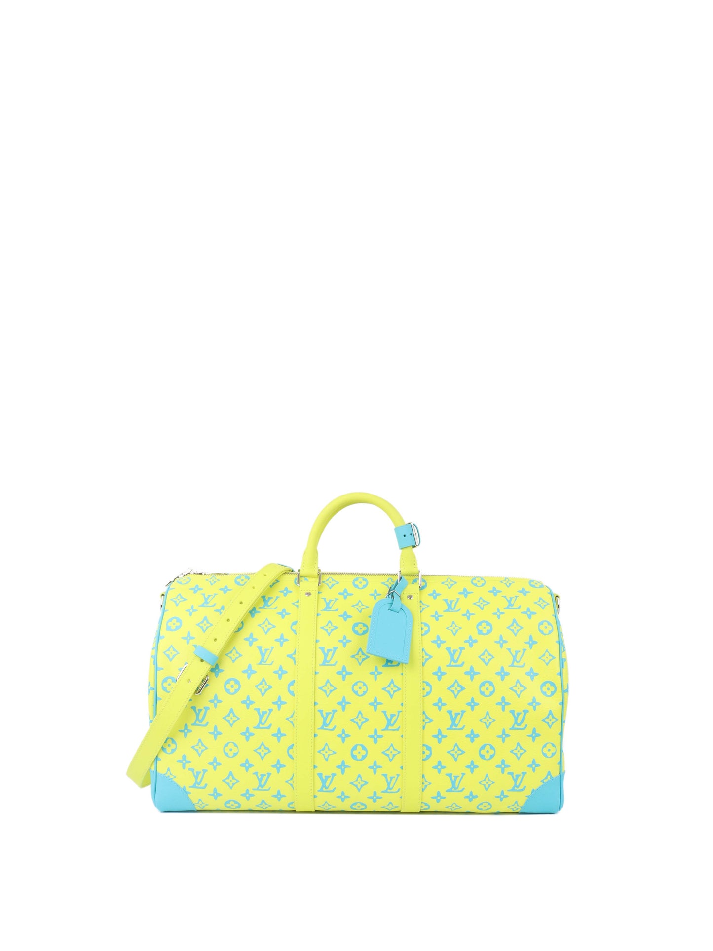Louis Vuitton Limited Edition Monogram Neon Color Keepall 50