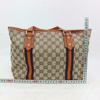 Gucci Brown Canvas Tote Style 5