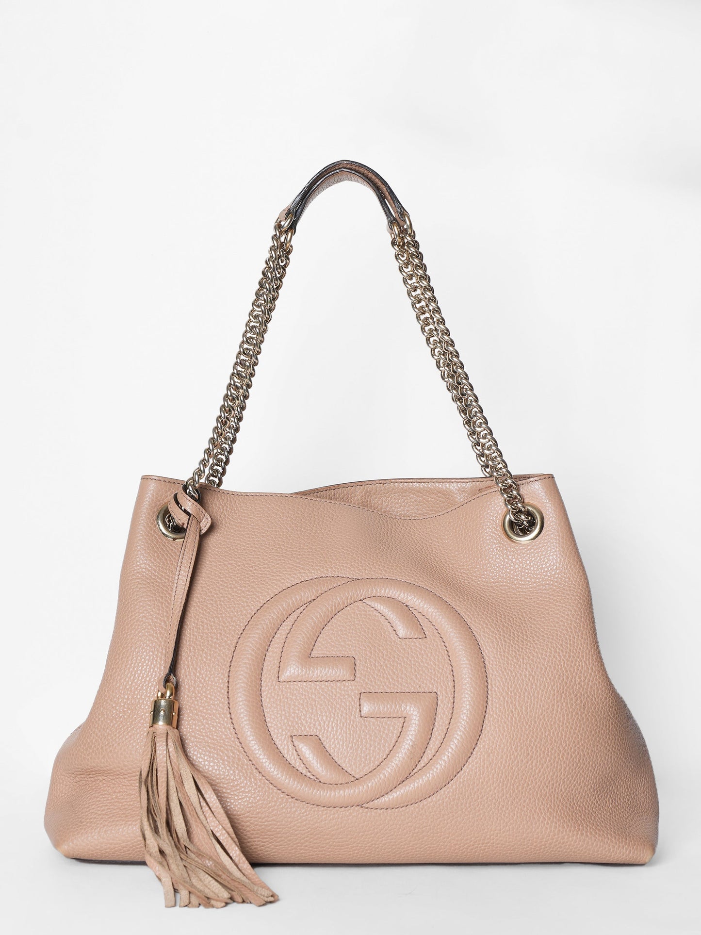 Gucci Lou Quilted Chain Tote