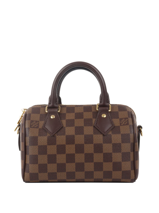 Louis Vuitton Damier Ebene Speedy 20 Bandouliere