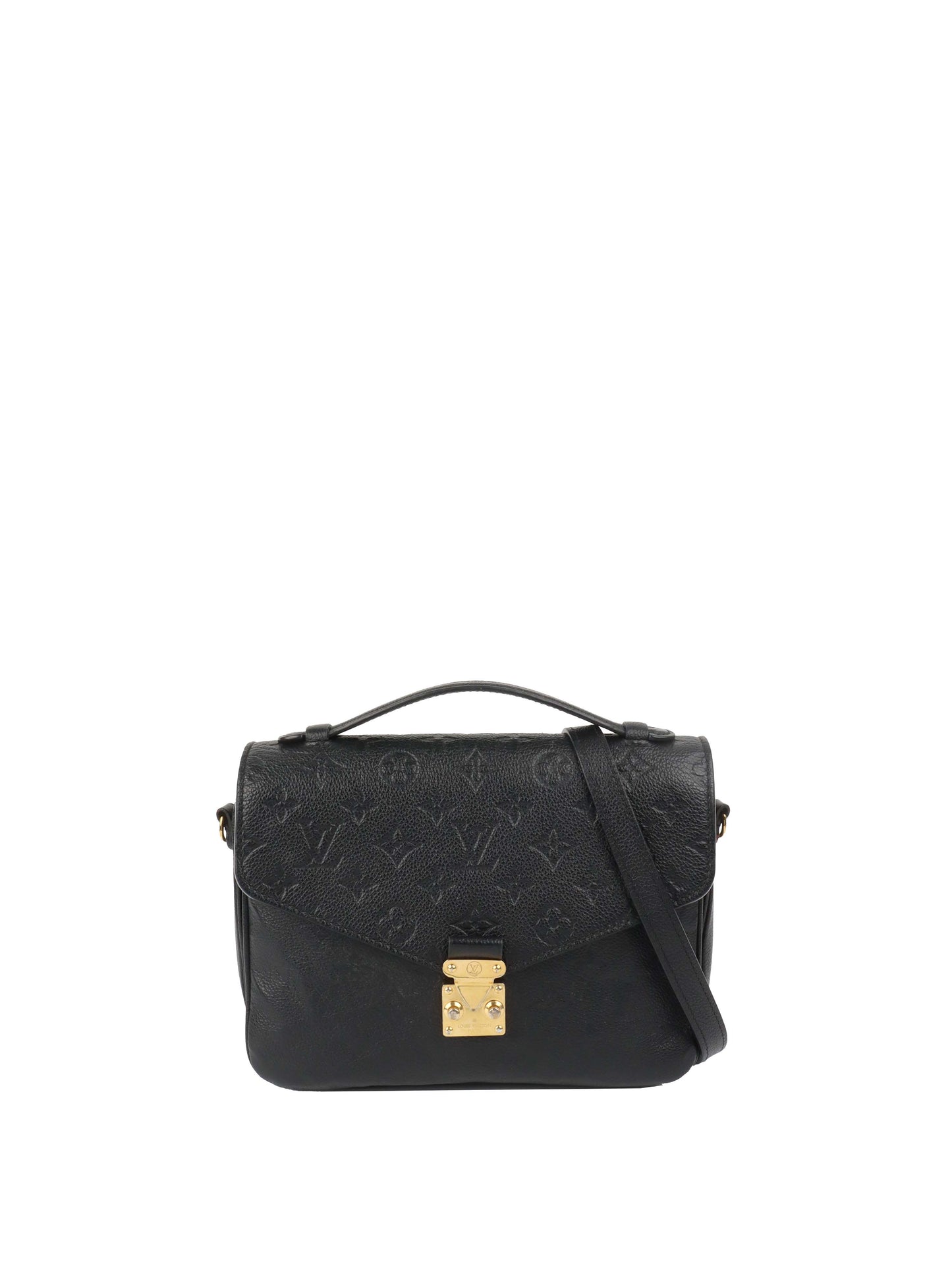 Louis Vuitton Black Pochette M tis Bag