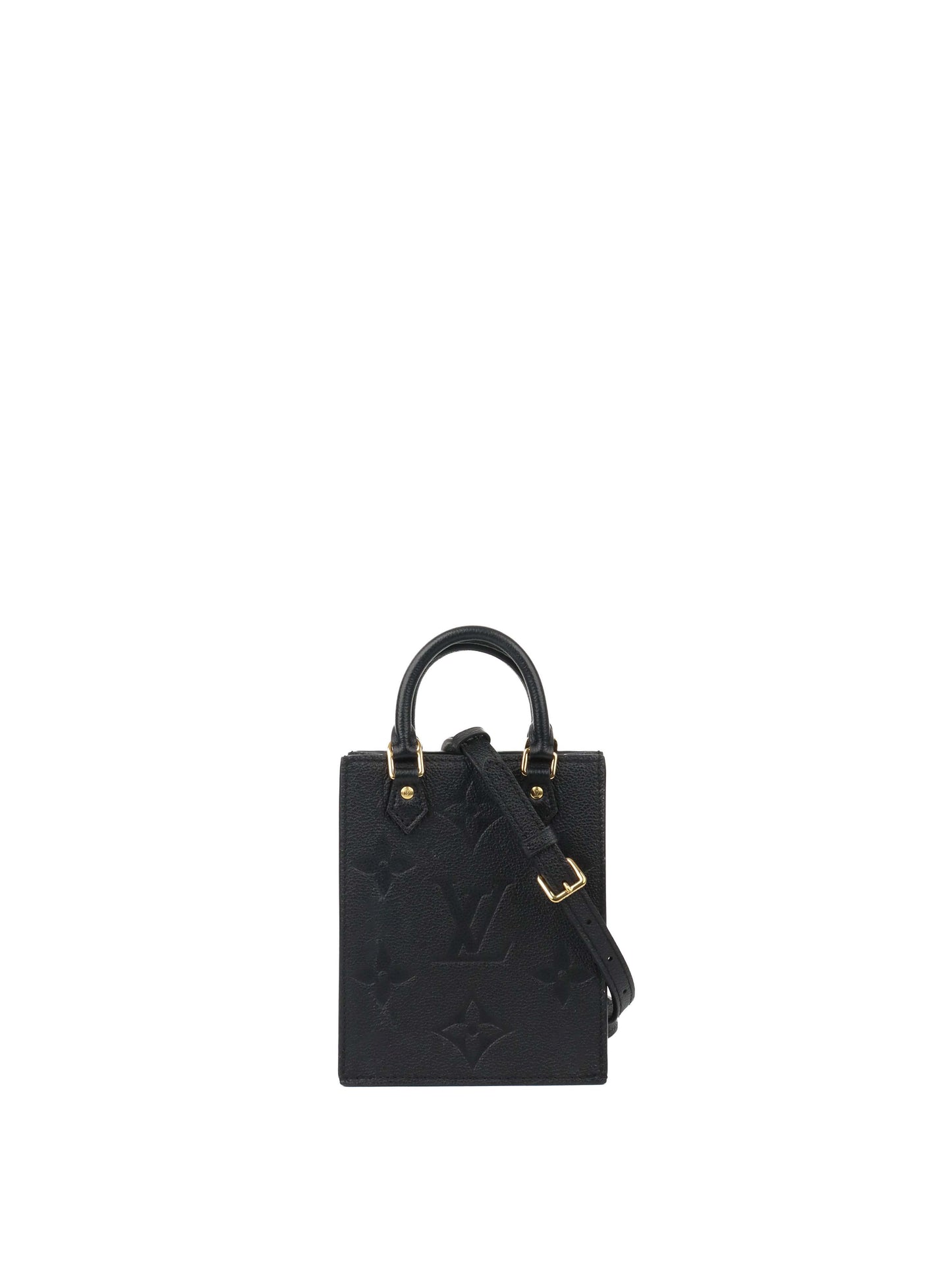 Louis Vuitton Black Mini Sac Plat