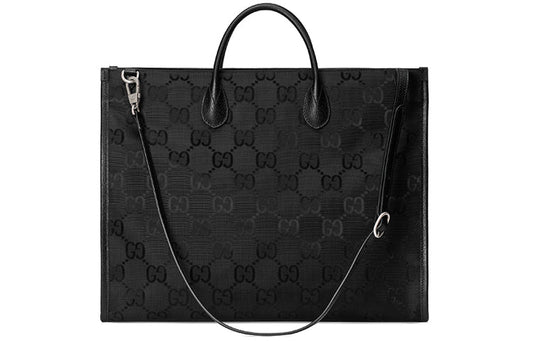 Gucci Nylon Leather Tote