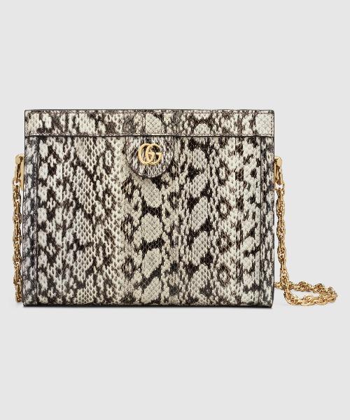 Gucci Monogram Chain Leather Crossbody