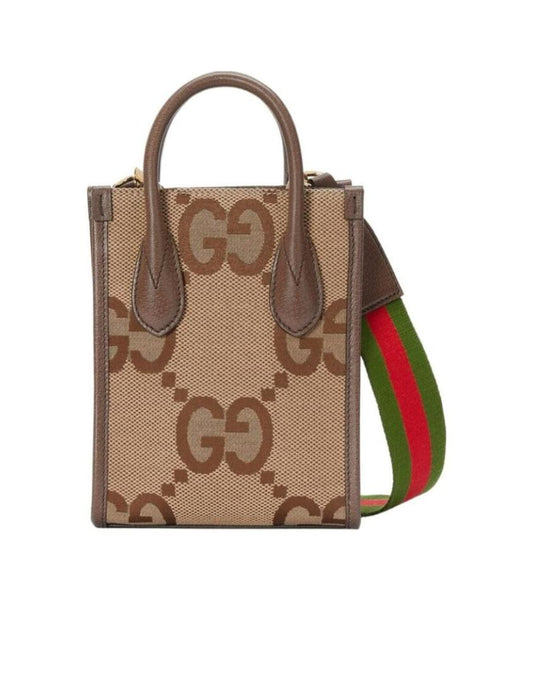 Gucci Leather Monogram Tote Style 18