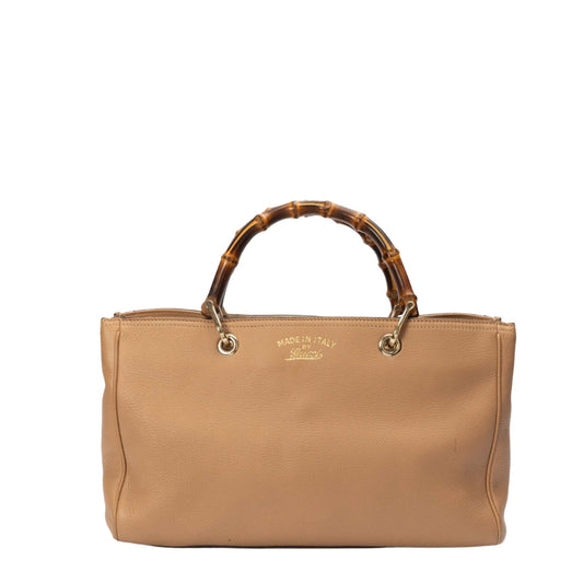 Gucci Leather Canvas Tote