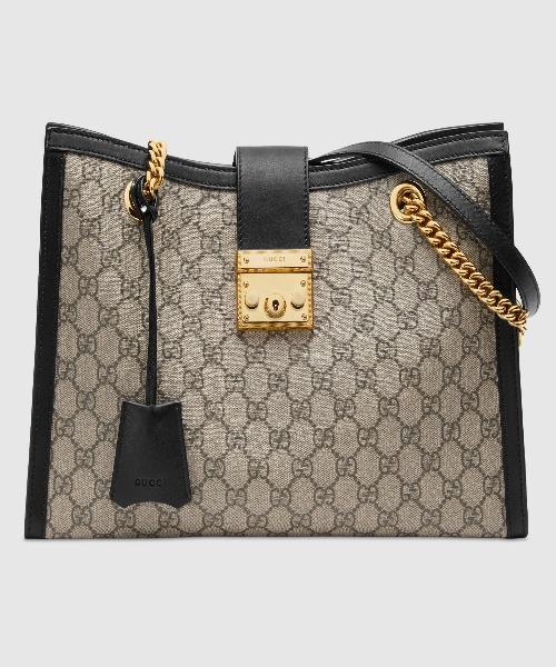 Gucci Monogram Chain Leather Crossbody