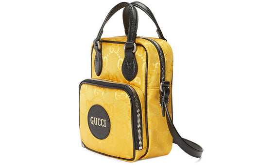 Gucci Nylon Leather Shoulder Bag