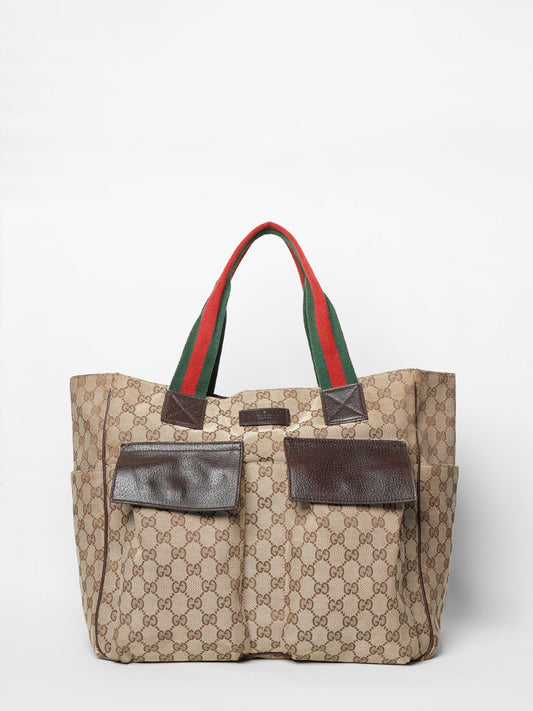 Gucci Lou Canvas Tote