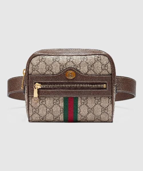 Gucci Monogram Leather Canvas Crossbody