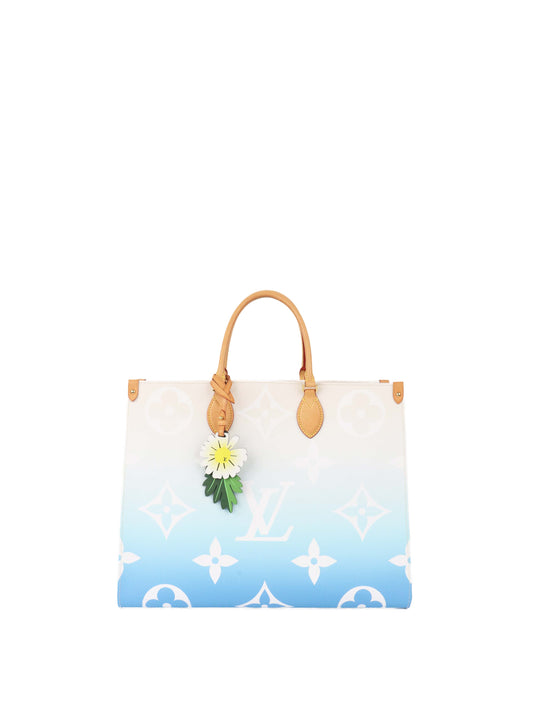 Louis Vuitton Beige Blue Ombre OnTheGo GM Pool