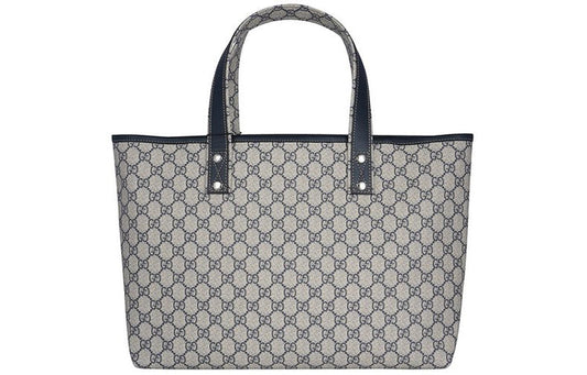 Gucci Leather Canvas Tote