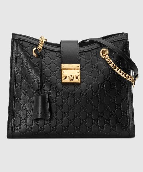 Gucci Monogram Chain Leather Crossbody