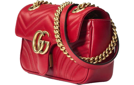 Gucci Chain Leather Shoulder Bag