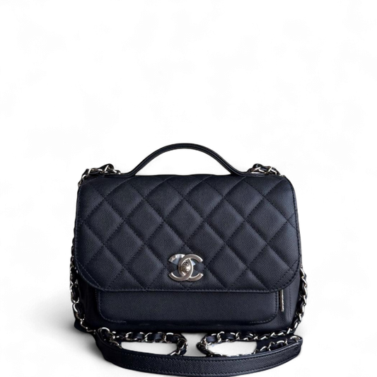 Chanel Business Affinity - Caviar Quilted Grained Calfskin Black Gold Hardware