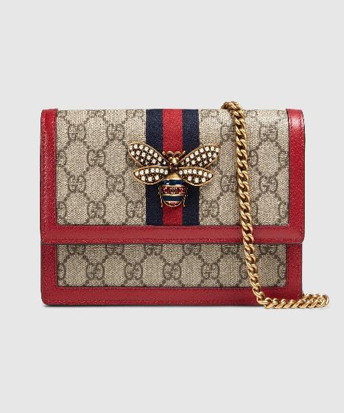 Gucci Monogram Chain Leather Crossbody