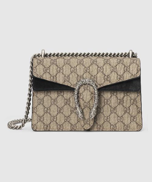 Gucci Monogram Chain Canvas Crossbody