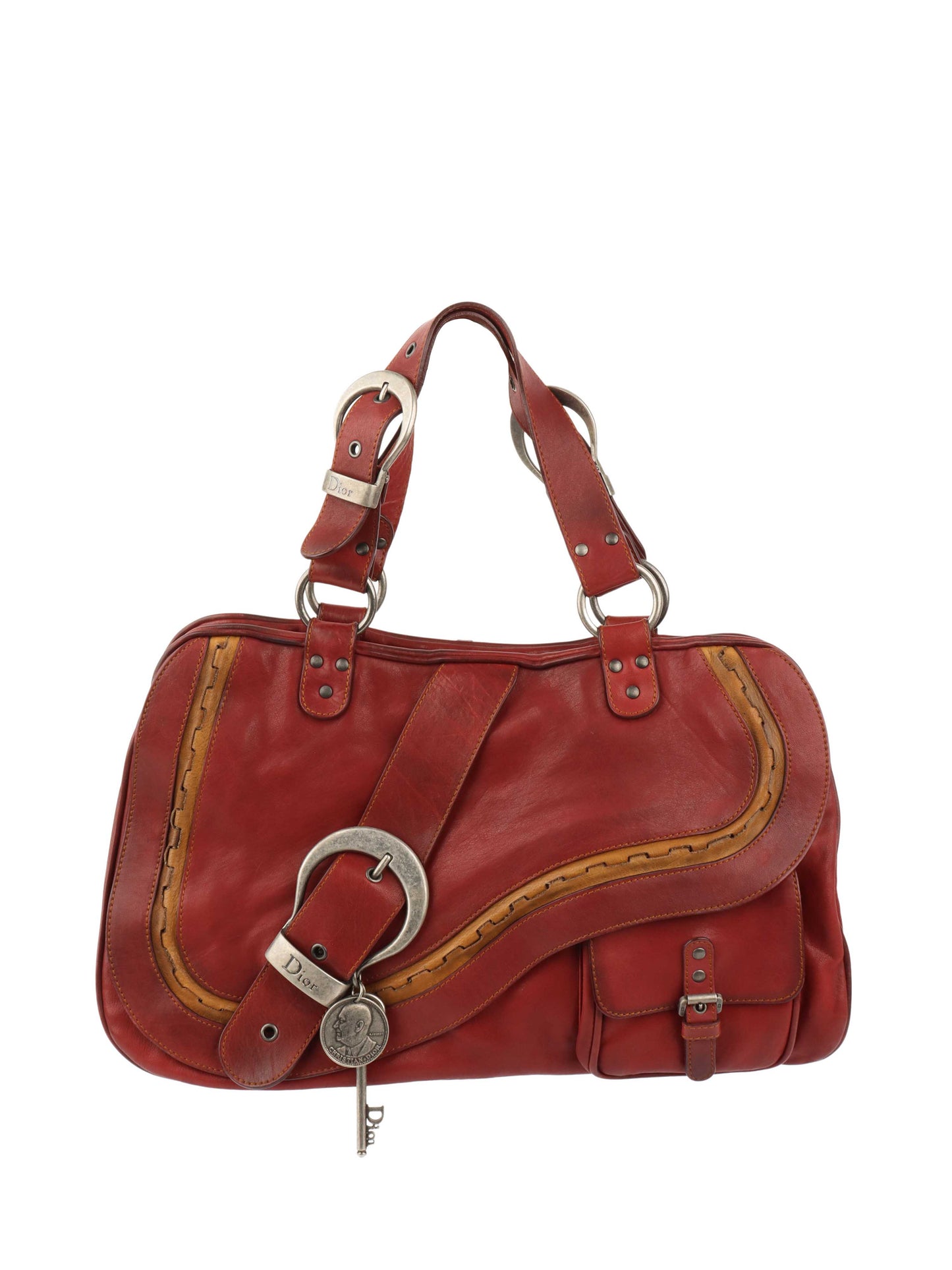 Dior Red Saddle Tote.