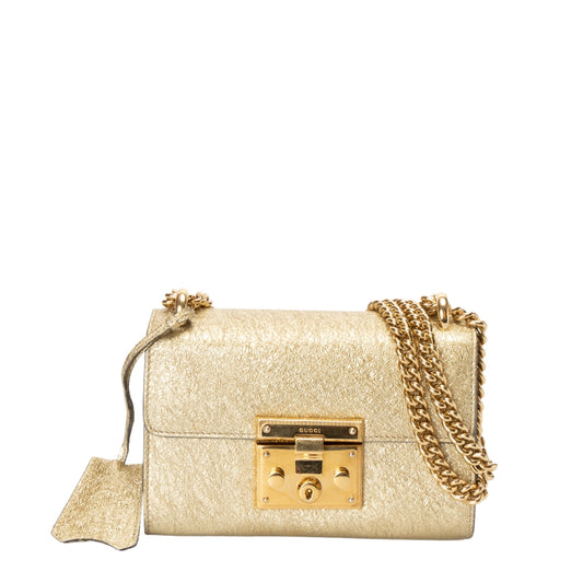 Gucci Chain Leather Shoulder Bag