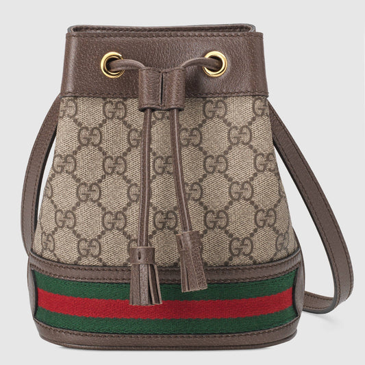 Gucci Monogram Leather Mini Crossbody