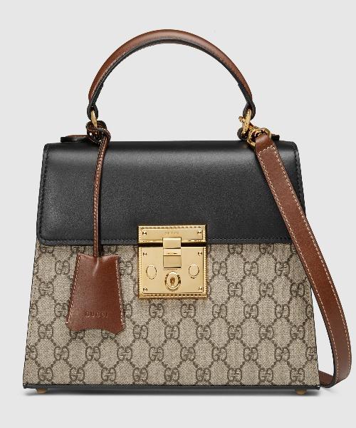 Gucci Monogram Leather Canvas Crossbody