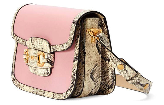 Gucci Saddle Leather Shoulder Bag