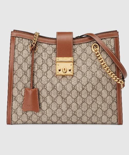 Gucci Monogram Chain Leather Crossbody