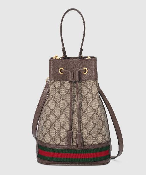 Gucci Monogram Leather Canvas Crossbody