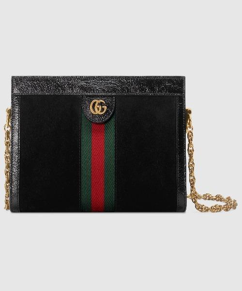 Gucci Monogram Chain Leather Crossbody