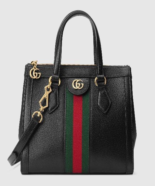 Gucci Monogram Leather Top Handle Tote