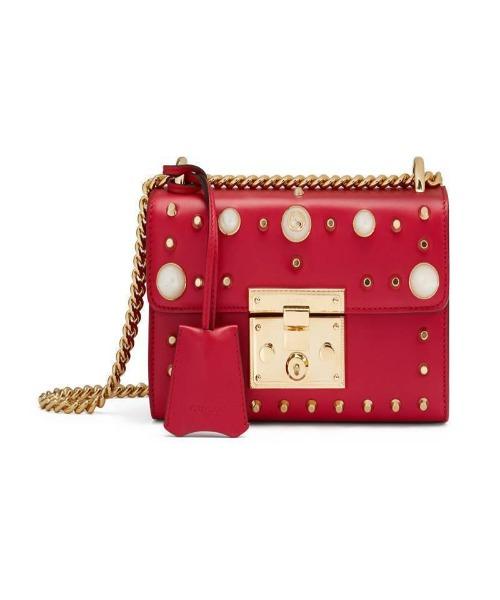 Gucci Monogram Chain Leather Crossbody