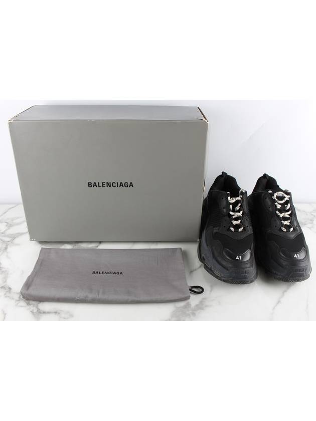 Luxury Balenciaga Trending 2025 Triple S Dirty Black 41 Domestic 260