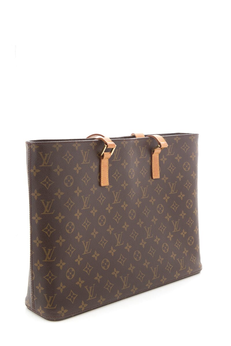Louis Vuitton 2001 Brown Luco Monogram Canvas HandBag