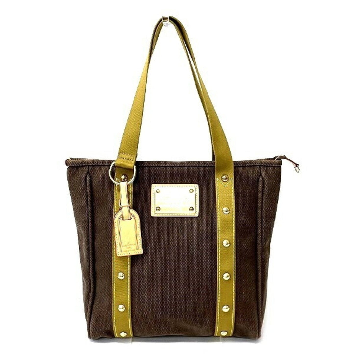 Louis Vuitton Cotton Canvas Shoulder Bag Tote Bag