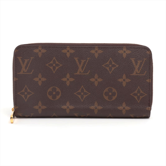 Louis Vuitton monogram zipper wallet M42616 round zipper wallet
