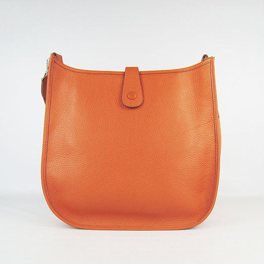 Luxury Hermes Evelyne I handbag orange