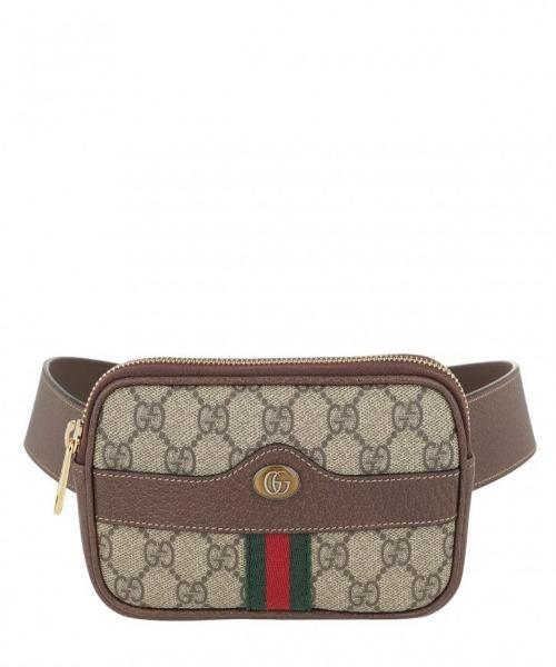 Gucci Monogram Leather Canvas Crossbody